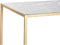 Set van 2 tafels DKD Home Decor Zwart Gouden Wit Ijzer (100 x 28 x 80 cm)