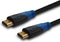 Savio CL-07 - HDMI Kabel 3 m - 4096 x 2160 Pixels - Blauw Zwart