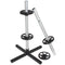 tectake® Aluminium Velgenboom - Velgenstandaard - Opslag voor 4 Banden tot 295mm / 20 Inch - Grijs