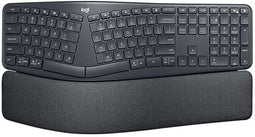 Logitech Ergo K860 - Toetsenbord - RF-draadloos + Bluetooth - Grafiet