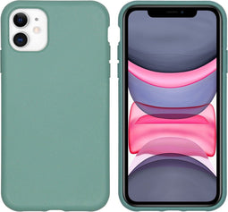 iMoshion Hoesje Geschikt voor iPhone 11 Hoesje Siliconen - iMoshion Eco-Friendly Backcover - Groen
