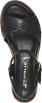 Tamaris Essentials - Dames Sandalen - Sleehak 4,5 cm - BLACK