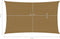vidaXL Zonnezeil 160 g/m² 3x6 m HDPE taupe