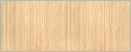 vidaXL - Vloerkleed - rechthoekig - 80x200 - cm - bamboe - lichtnaturel