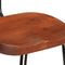 vidaXL - Barkrukken - 2 - st - 49x43x88 - cm - massief - mangohout