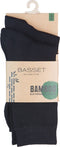 Basset - Bamboe sokken - Hoog - Zwart (2 paar)