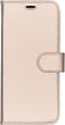 Accezz Hoesje Geschikt voor Samsung Galaxy S9 Plus Hoesje Met Pasjeshouder - Accezz Wallet Softcase Bookcase - goud