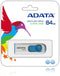 Adata Classic C008 - USB-stick - 64GB - Wit
