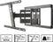One For All WM5660 - Muurbeugel - Geschikt voor TV's tot 100 inch - Draaggewicht 90 kg