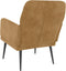 vidaXL Fauteuil 62x79x79 cm fluweel bruin