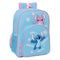 Schoolrugzak Lilo & Stitch Happy Hemelsblauw 32 x 38 x 12 cm