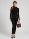 Guess Gisele - Dames Legging - Ritsen - Zwart