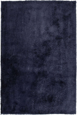 EVREN - Shaggy vloerkleed - Donkerblauw - 160 x 230 cm - Polyester