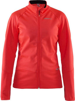 Craft Rime Fietsjack - Dames - Warm - Winddicht - Oranje