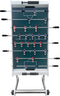 Cougar Scorpion Kick TS Voetbaltafel Opklapbaar in Wit- Tafelvoetbal tafel incl. 2 ballen en scoreteller - Indoor voetbal tafel van 126x61x80cm