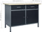 vidaXL - Werkbank - met - drie - wandpanelen - en - een - kast