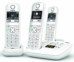 Gigaset AS690A - DECT-telefoon - 3 handsets - 2" scherm (3 stuks)