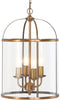 Steinhauer Pimpernel 5972BR - Hanglamp - 4 x E14 fitting hoogte instelbaar Ø25 cm brons