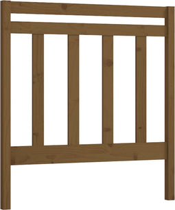 vidaXL - Hoofdbord - 106x4x100 - cm - massief - grenenhout - honingbruin