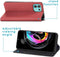 iMoshion Hoesje Geschikt voor Motorola Edge 20 Lite Hoesje Met Pasjeshouder - iMoshion Slim Folio Bookcase - Rood