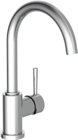 SCHÜTTE Unicorn Design Keukenkraan - Mengkraan - Hoge, Draaibare Uitloop - Zijdelingse Greep - Chroom