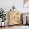 vidaXL - Dressoir - 69,5x34x90 - cm - bewerkt - hout - sonoma - eikenkleurig