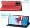 iMoshion Hoesje Geschikt voor Xiaomi Redmi Note 10 (4G) Hoesje Met Pasjeshouder - iMoshion Slim Folio Bookcase - Rood