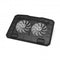 Port Designs 901099 - Laptopkoeler - 2 ventilatoren - Zwart