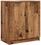 vidaXL - Schoenenkast - 59x35x70 - cm - bewerkt - hout - oud - houtkleurig