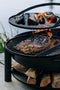 CookKing Multi-functionele Vuurschaal Montana X met Grillrooster 60 cm - Hoge Kwaliteit Staal - Handgemaakt in Europa