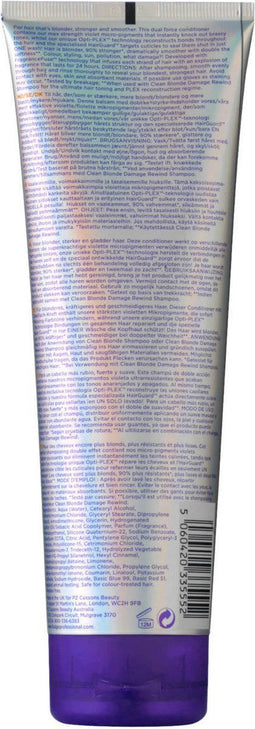Fudge Clean Blonde Damage Rewind Violet - Conditioner - Toning - 250 ml