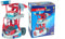 Klein Toys Vileda reinigingswagen - dweil, bezem en verscheidene huishoudelijke accessoires - 61 cm lange dweil - 55,5 cm lange bezem - rood blauw