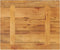 vidaXL - Tafelblad - rechthoekig - 60x50x2,5 - cm - massief - mangohout