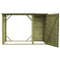 vidaXL - Tuinschuur - 253x80x170 - cm - grenenhout