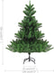 vidaXL - Kunstkerstboom - Nordmann - met - LED's - en - kerstballen - 150 - cm - groen