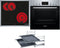 Bosch HND211RS63 - Inbouwset Oven en Keramische Kookplaat - 66L Inhoud - RVS/Zwart