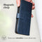 iMoshion Hoesje Geschikt voor Oppo Reno 6 5G Hoesje Met Pasjeshouder - iMoshion Luxe Bookcase - Donkerblauw