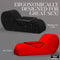 XR Brands AH095 - Bondage Love Couch - 26 bevestigingspunten - Zwart