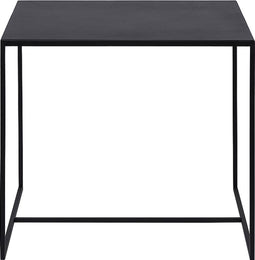 Atmooz - Bijzettafel Conner S - Vierkant - Binnen - Interieur - Zwart - Hoogte 40cm - Metaal