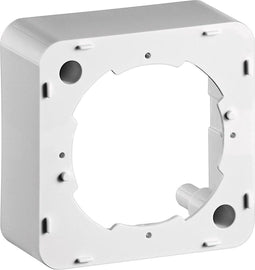Wandcontactdoos opbouwrand / wit