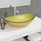 vidaXL - Wasbak - 54,5x35x15,5 - cm - gehard - glas - wit