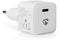 Nedis WCMPD30W100WT - USB-C Wandlader - 30W Power Delivery - Wit