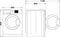 Bauknecht B6R08ESILENCE - Koolborstelloze Wasmachine - 8kg - 1400t - Wit