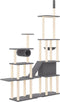 vidaXL - Kattenmeubel - met - sisal - krabpalen - 279 - cm - donkergrijs