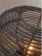 GOOD&MOJO Tanami - Tafellamp - Rotan Ø27cm - Zwart