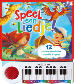 Pianoboek - 12 populaire kinderliedjes voor elektronische piano - met illustraties