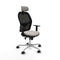 Piqueras y Crespo 1D086N2 - Bureaustoel - Hoogteverstelbaar met armleuning en hoofdsteun - Wit