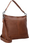 Leren Schoudertas Cognac Amelia