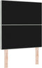 vidaXL - Hoofdbord - Kristalknop - Tufted - Licht - Grijs - 80 - cm - Fluweel