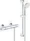 GROHE Grohtherm 1000 - Thermostatische Douchekraan - Comfort doucheset - Chroom - 15 cm hartafstand